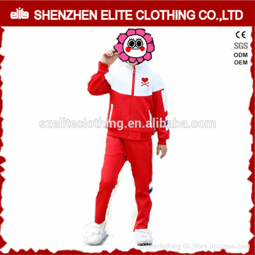 Custom Cheap Top Quality Fashion Trendy Red and White Tracksuits